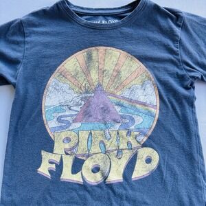 Pink Floyd Kids T-Shirt Size S 6/6X Rainbow Prism Graphic Rock‎ Tee Band